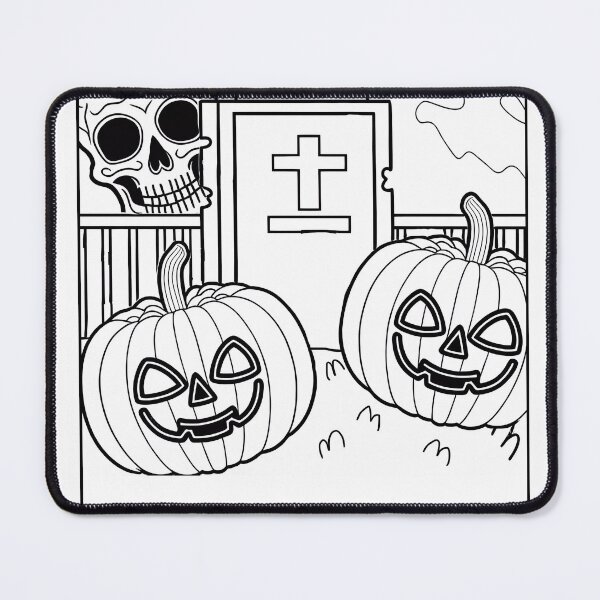 Item preview, Halloween #28 Coloring Page Pattern designed and sold by DavidColoring.