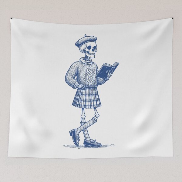 Item preview, Intellectual Scottish Skeleton designed and sold by zzz888.