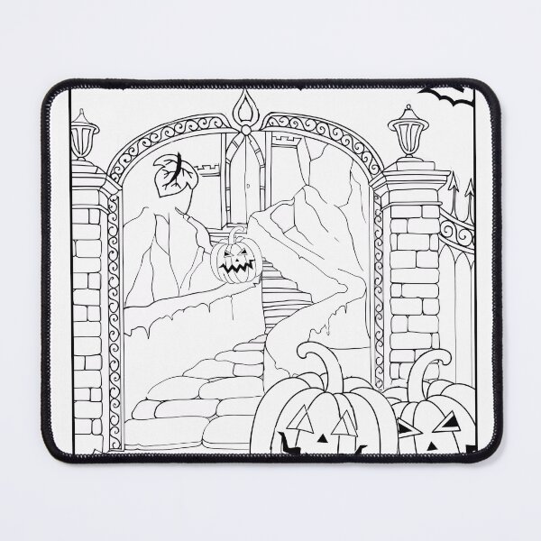 Item preview, Halloween #30 Coloring Page Pattern designed and sold by DavidColoring.