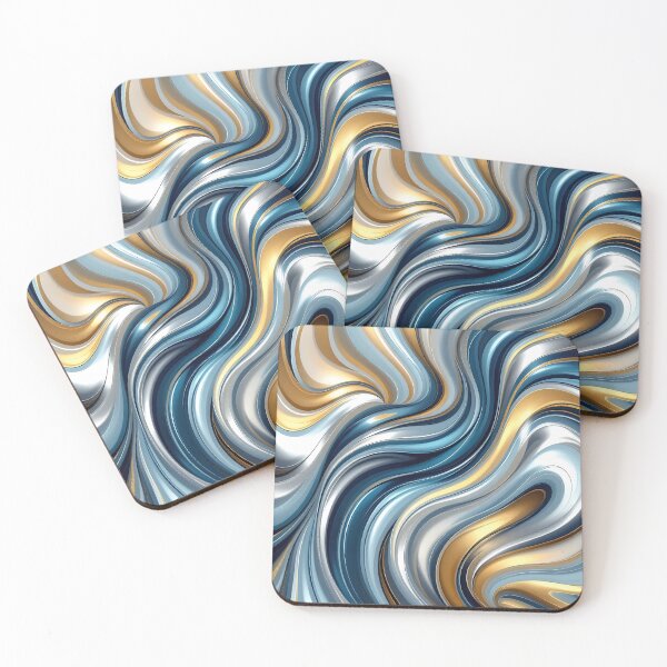 Item preview, Metallic Waves designed and sold by roxysnextgenart.