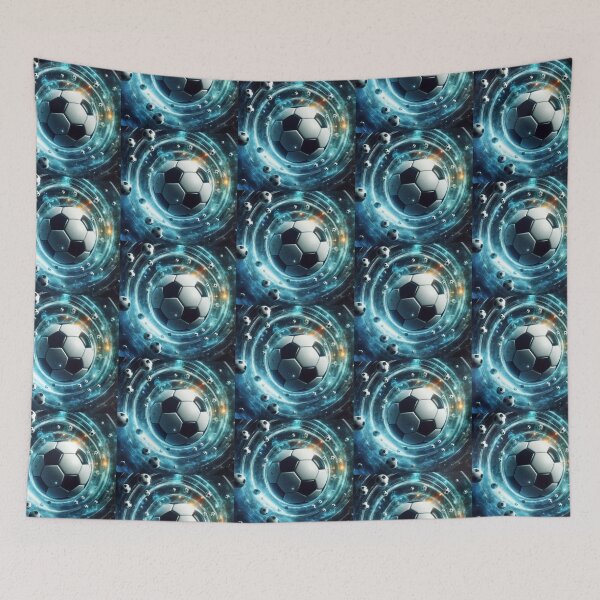 Item preview, Soccer ball and satellites in space designed and sold by Dogandesighn.