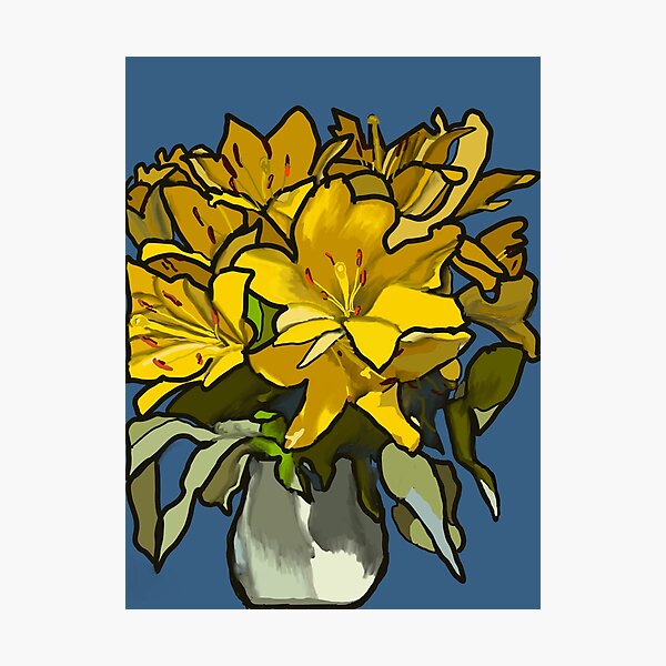 Item preview, Gilded Lilies designed and sold by Joyride Art and Design UK.