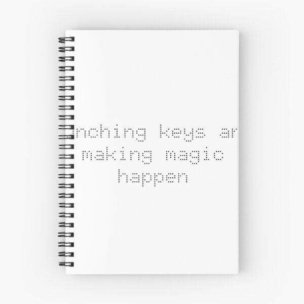 Item preview, Punching keys and making magic happen designed and sold by Ninjacatoff.