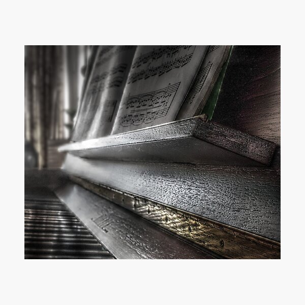 Piano Photographic Print