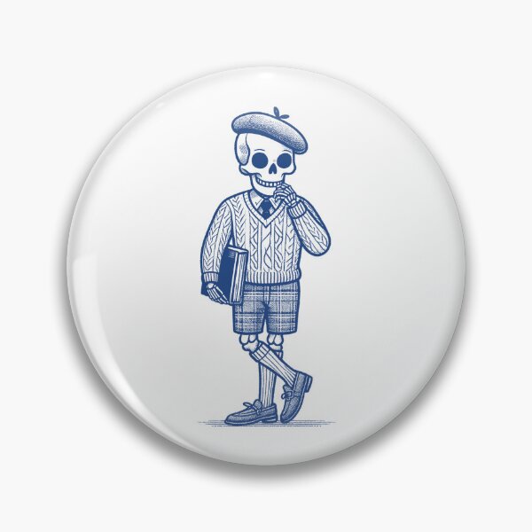 Item preview, Preppy Skeleton Scholar designed and sold by zzz888.