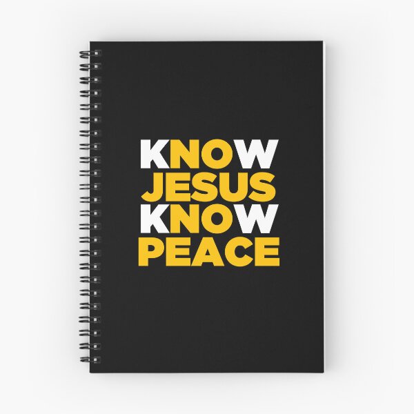 Item preview,  Know Jesus Know Peace, No Jesus No Peace Golden designed and sold by Shop With Jesus.