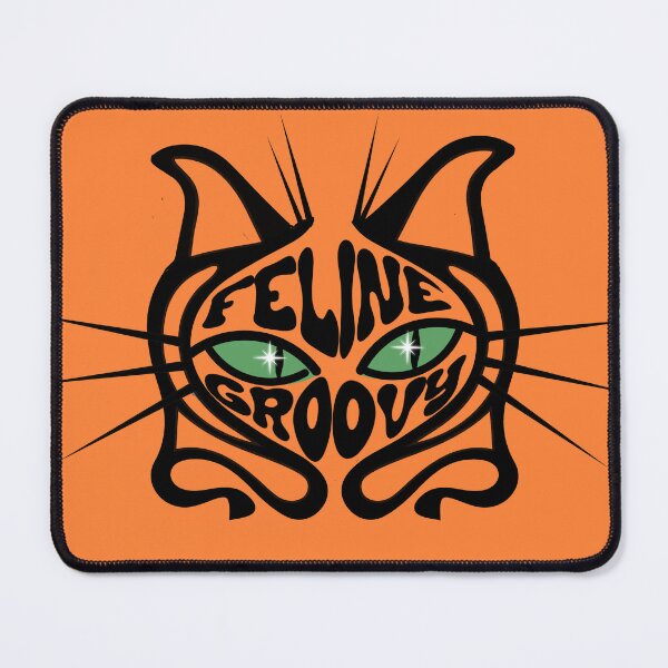 Item preview, Feline Groovy (green eyes) designed and sold by TalkingHerds.