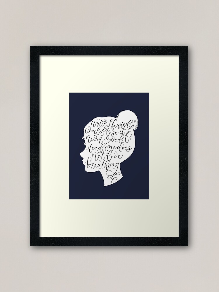 "To Kill a Mockingbird, Quote Silhouette " Framed Art Print for Sale by