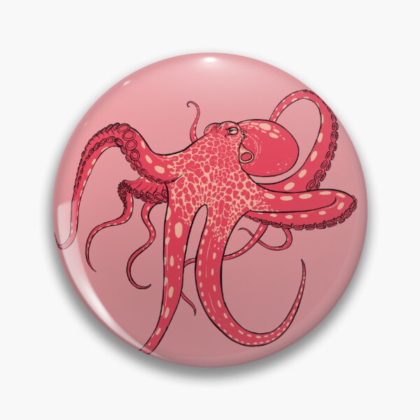 Item preview, Pink squid  designed and sold by Luckagrafika.