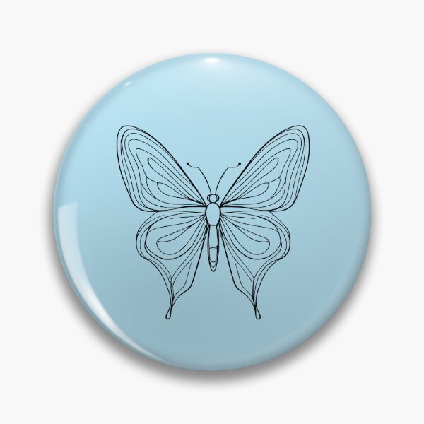 Item preview, Butterfly simple drawing. designed and sold by Capyton Arts.