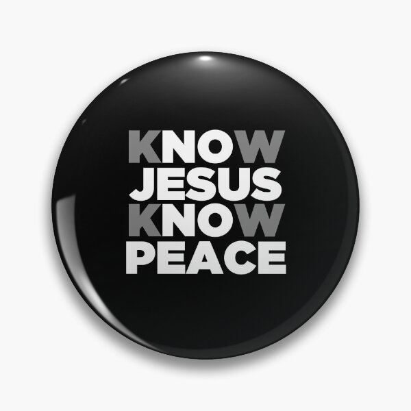 Item preview, Know Jesus Know Peace, No Jesus No Peace designed and sold by Shop With Jesus.