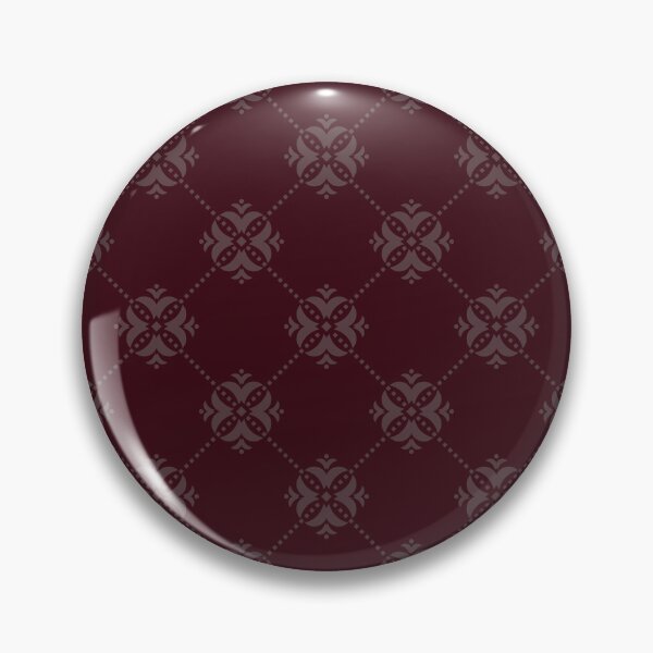 Item preview, Monochrome Red Ethnic Floral Diagonal Geometric Square Grid Pattern designed and sold by BWDecorPattern.