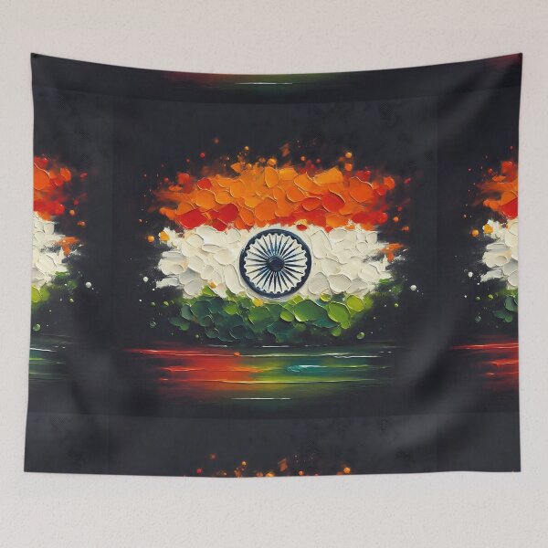 Item preview, Indian Flag  designed and sold by Intriguing Designs.