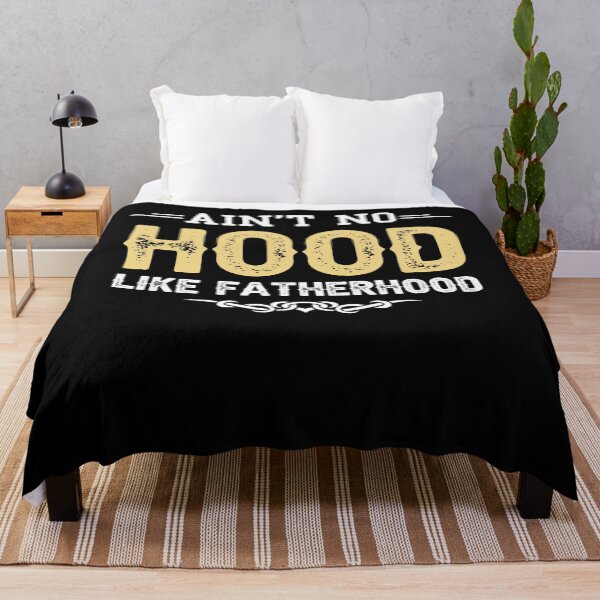 Item preview, Ain't No Hood Like Fatherhood Shirt New Dad Gift Fathers Day T-Shirt designed and sold by StreetArtPro.