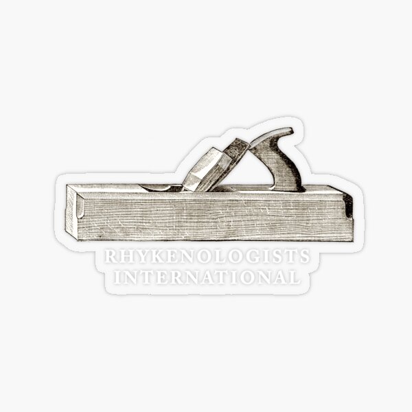 Woodworker Carpenter Wood Plane Rhykenologists 1 Transparent Sticker