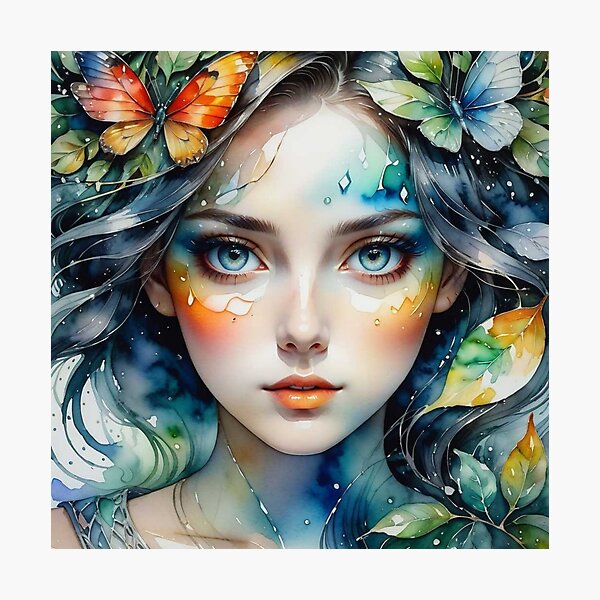 Item preview, Girl and Art designed and sold by Art by Tualeg.
