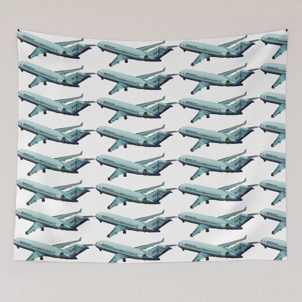 Item preview, Abstract 7J7 Plane Illustration designed and sold by AddiK-Art.
