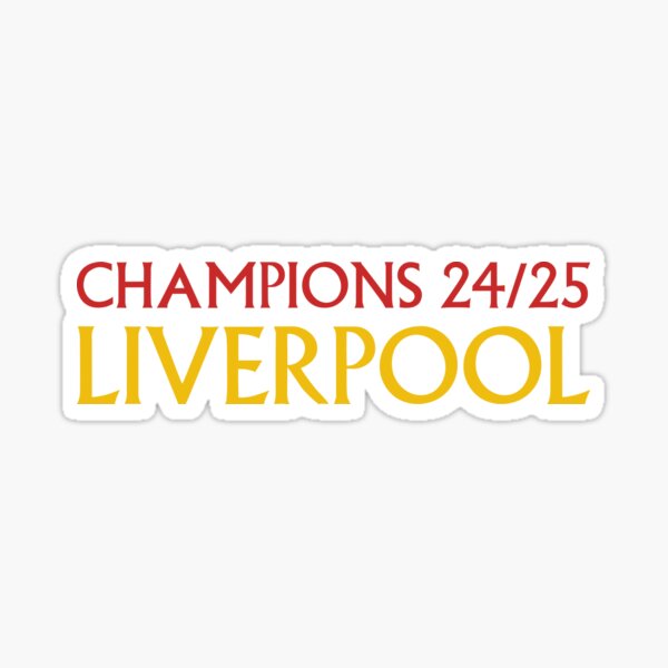 Item preview, Liverpool Champions designed and sold by iconikit.