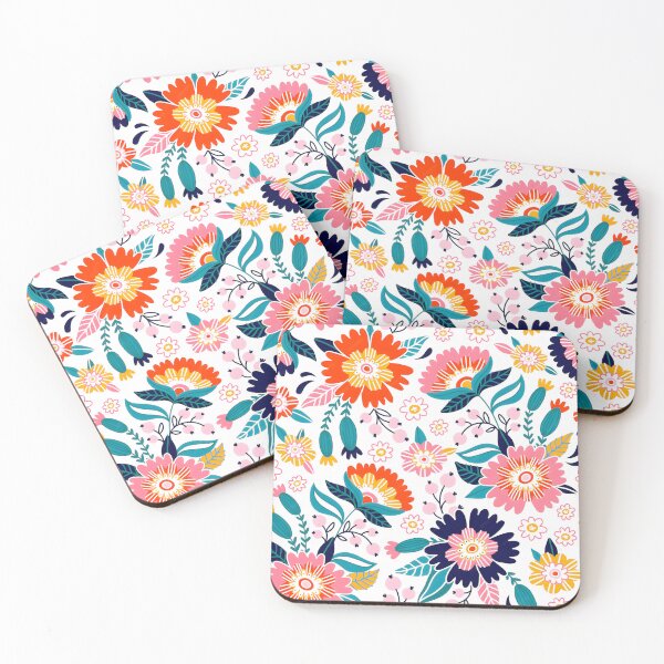 Item preview, Floral Print Design - Cute Flower and Berry Seamless Pattern by Vinaan Studio. designed and sold by Vivaan Studio.