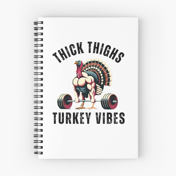 Item preview, Thick Thighs Turkey vibes funny thanksgiving muscle turkey designed and sold by snowry.