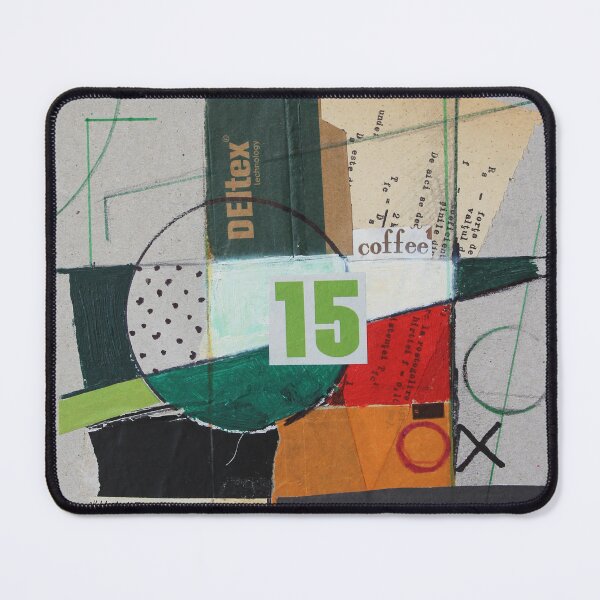 Item preview, Modern Cubist Collage - Abstract Mixed Media Art designed and sold by art2print.