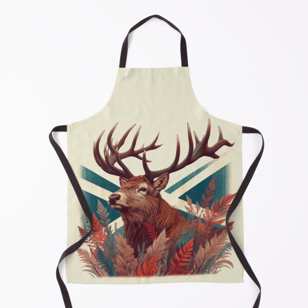 Item preview, Scottish Highland Stag Sketch Abstract Retro Sketch designed and sold by MaedK.
