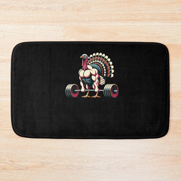 Item preview, Muscle Turkey deadlifting gym funny thanksgiving humor designed and sold by snowry.