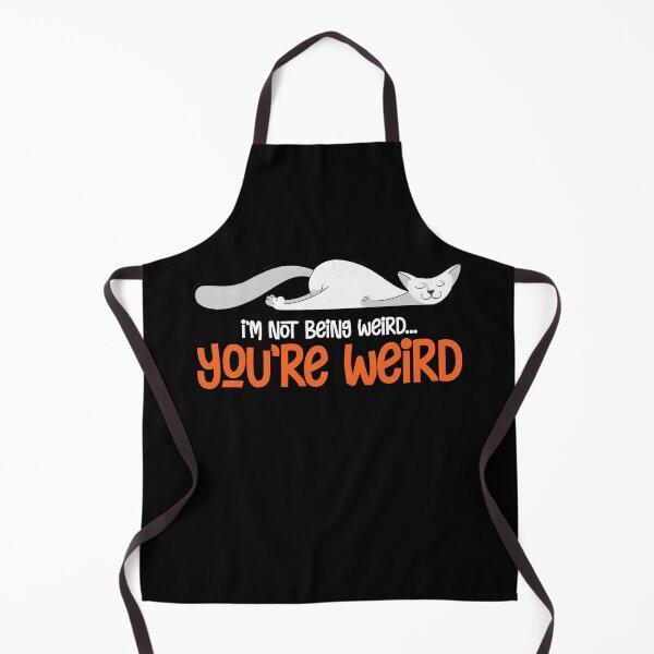 Item preview, Funny Cat Meme I'm Not Being Weird You're Weird Cat Dad Mom designed and sold by Dressed For Duty.