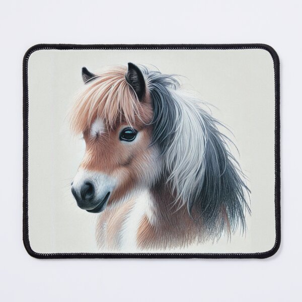 Item preview, Shetland Pony Colored Pencil Sketch Portrait designed and sold by MaedK.