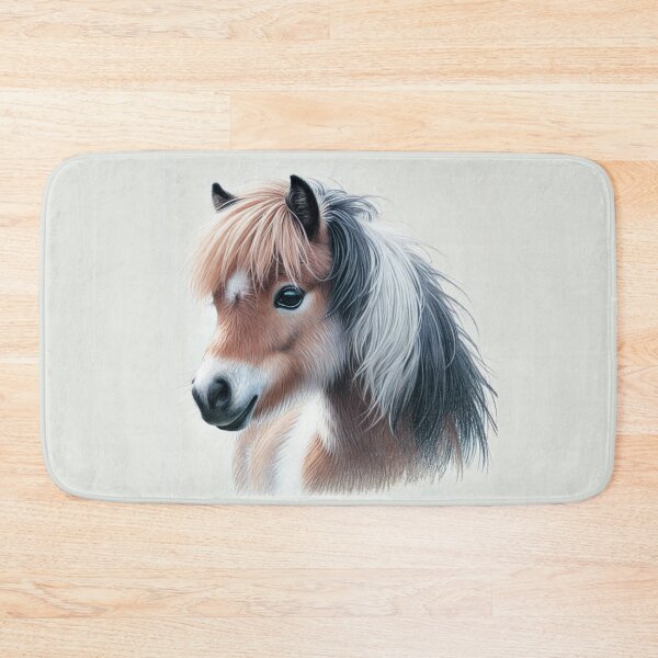 Item preview, Shetland Pony Colored Pencil Sketch Portrait designed and sold by MaedK.