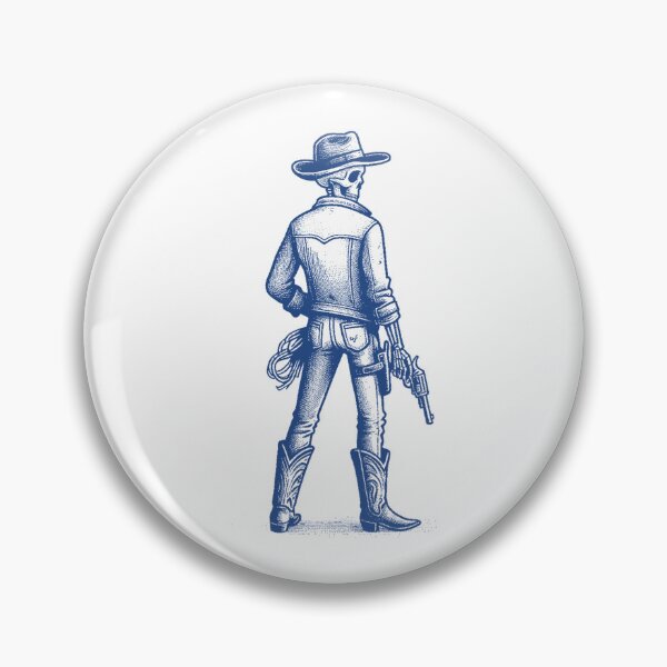 Item preview, Outlaw Skeleton Cowboy designed and sold by zzz888.