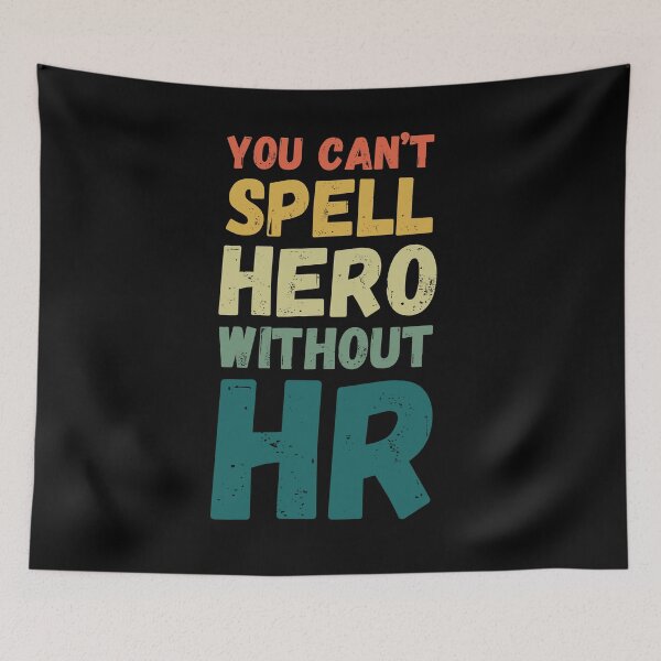 Item preview, You can't spell hero without HR funny HR coworker retro designed and sold by snowry.