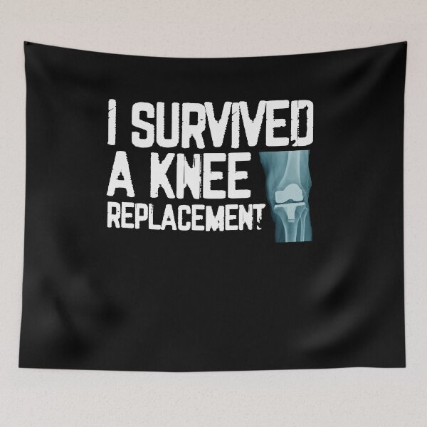 Item preview, I Survived A Knee Replacement Funny Surgery Recovery designed and sold by Dressed For  Duty.