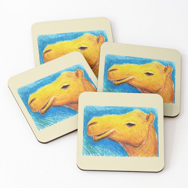 Item preview, Camel's Portrait - Oil Pastel designed and sold by Sky-99.