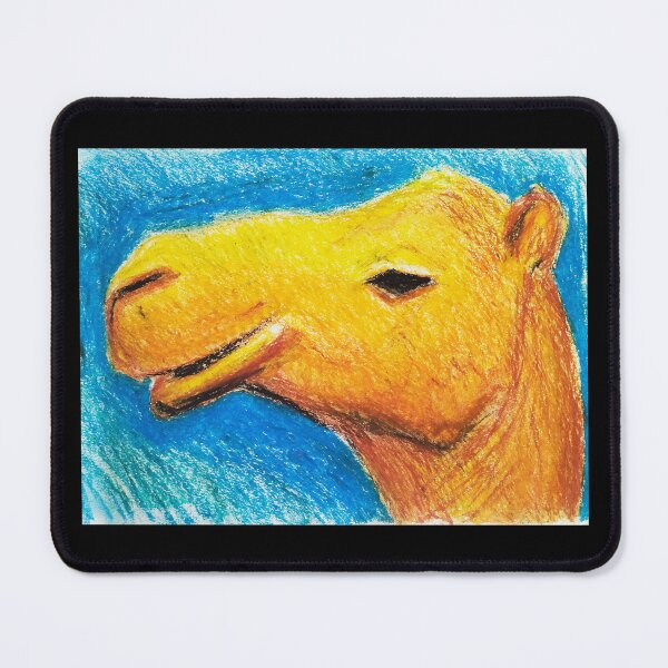 Item preview, Camel's Portrait - Oil Pastel designed and sold by Sky-99.