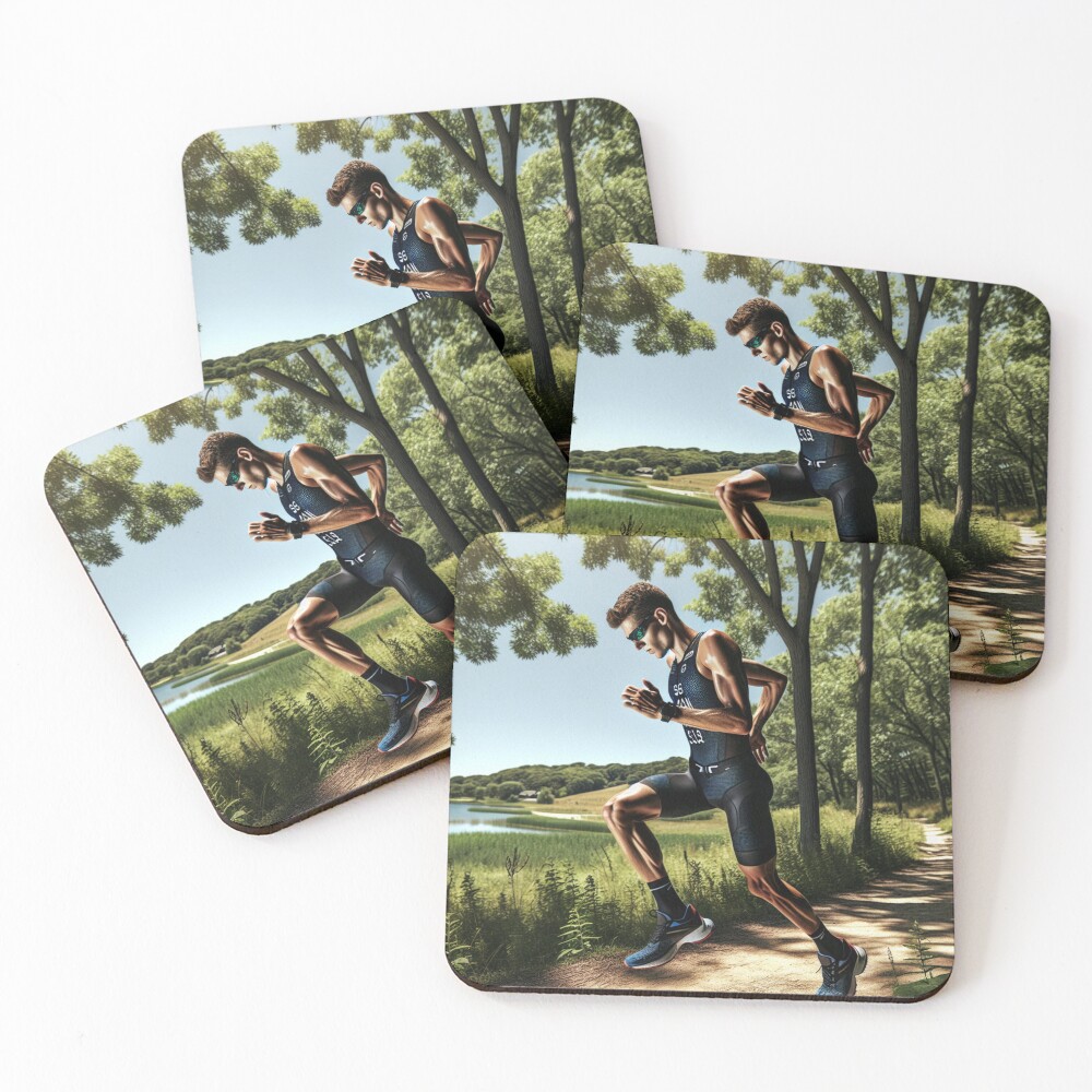 Item preview, Coasters (Set of 4) designed and sold by Triathlongram.