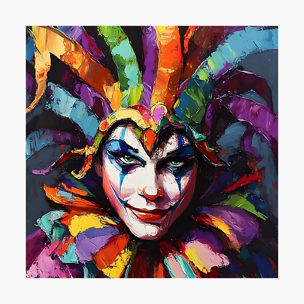 Item preview, Joker's Mardi Gras Magic designed and sold by AI-Only Creations.