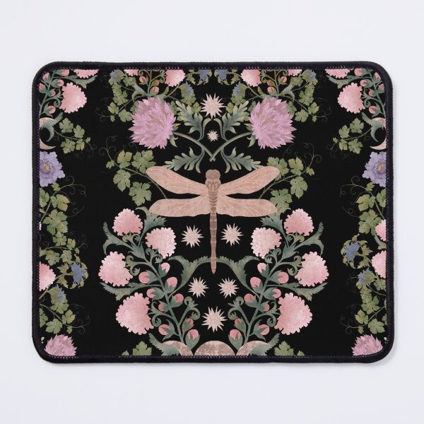 Item preview, Botanical postcard or poster with stylized flowers and stars and moon. designed and sold by Grin Katalina Floral Patterns & Cozy Art.
