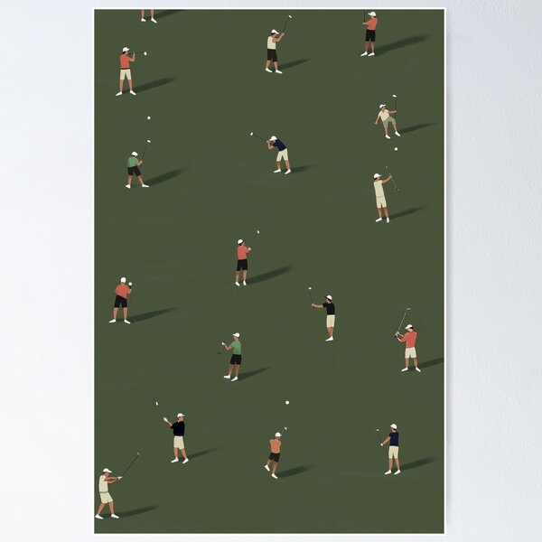 Item preview, Retro Tiny Golfers  designed and sold by Nova~Prints.