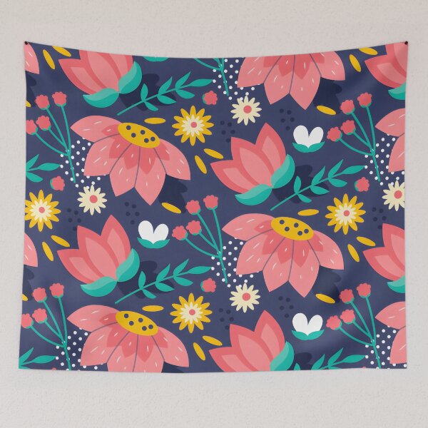 Item preview, Hand-Drawn Floral Pattern - Elegant Botanical Illustration Design by Vinaan Studio. designed and sold by Vivaan Studio.