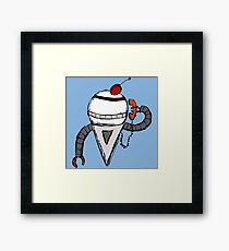 Robo Caller Framed Print
