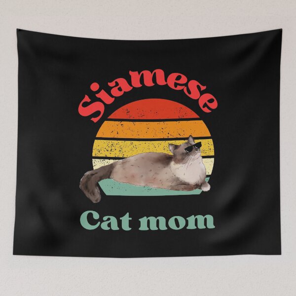 Item preview, Siamese cat mom designed and sold by Fateh-Kro ⭐⭐⭐⭐⭐.
