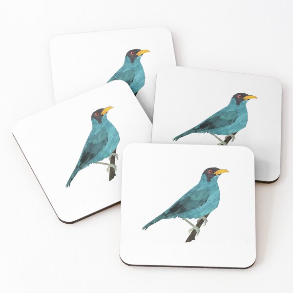Item preview, Green honey creeper designed and sold by BabbanGaelg.