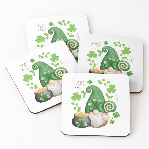 Item preview, St. Patrick’s Day Gnome with Pot of Gold T-Shirt designed and sold by chomdesign.