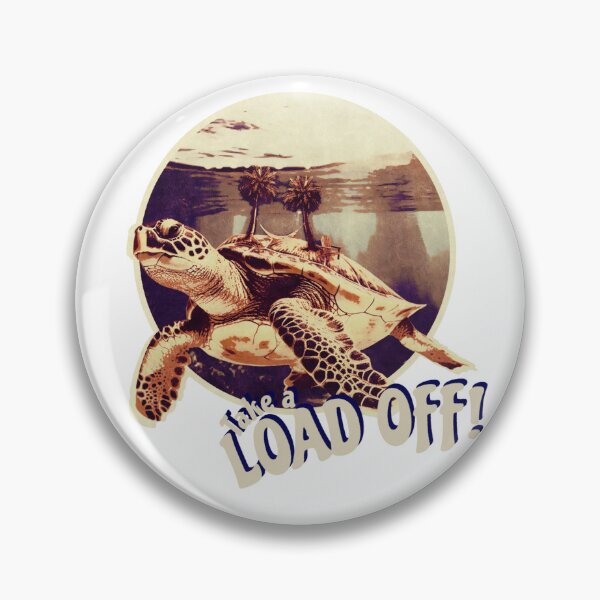 Item preview, Take A Load Off Sea Turtle designed and sold by ShipwreckedArt.