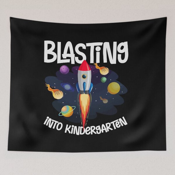 Item preview, Blasting Into Kindergarten Space Astronaut Back To School designed and sold by Dressed For  Duty.