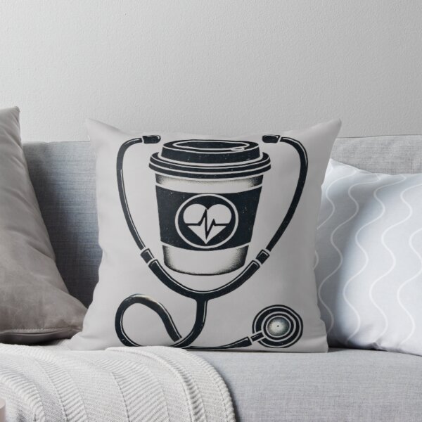 Item preview, Coffee and Stethoscope - Medical Worker Design designed and sold by Desireehaz.