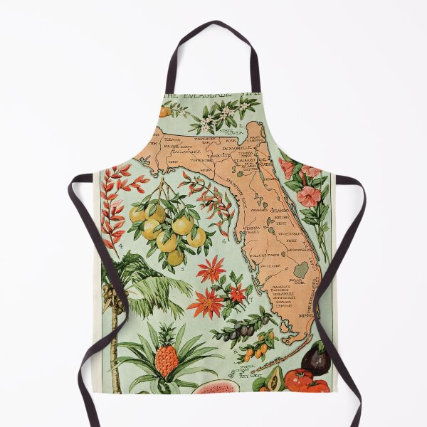 Item preview, Florida: The Everglade State Vintage Tropical Plants Poster designed and sold by Designs by Kool Kat.
