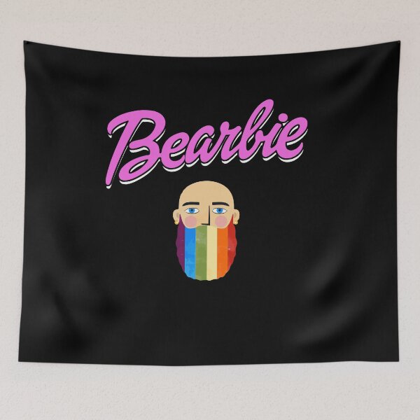 Item preview, LGBT Daddy Bearbie Gay Pride Month Funny Bearded Men designed and sold by Dressed For  Duty.