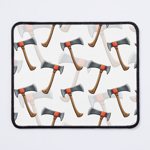 Item preview, White Background Axe Pattern Design  designed and sold by PatternTitan.